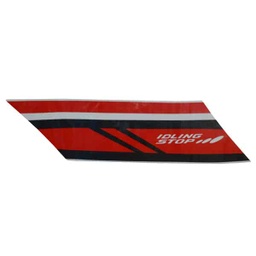 [86833K0JN10ZE] Sticker Body Kanan (Stripe B Right Body Cover Type 2) Red – Genio