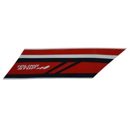 [86834K0JN10ZE] Sticker Body Kiri (Stripe B Left Body Cover Type 2) Red – Genio