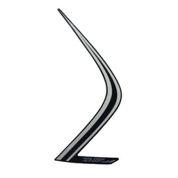 [86834K0JN20ZA] Sticker Body Kiri (Stripe B) Silver Honda Genio