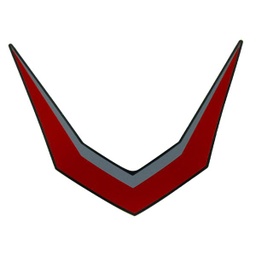 [86649K56NK0ZB] Sticker Atas Cover Depan Type 1 Honda Supra GTR K56F