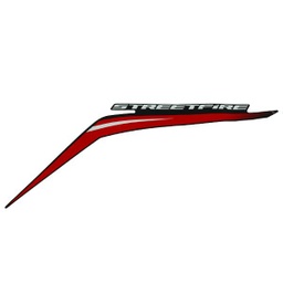 [86832K15710ZA] Sticker Cowl Belakang Kiri Atas Type 2 Honda  CB150R StreetFire K15P