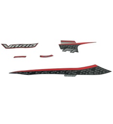 [871X0K46N40ZAL] Sticker Body Set Kiri Grey Honda Vario 110 eSP