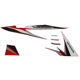 [871X0K46N60ZBR] Sticker Body Set Kanan Merah Honda Vario 110 eSP
