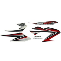 [871X0K15900ZCR] Sticker Body Kanan Putih Merah Honda CB150R StreetFire K15