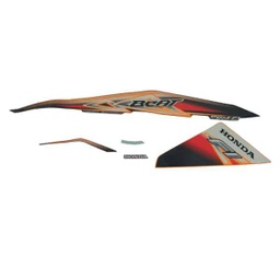 [871X0K25910ZEL] Sticker Body Kiri Orange Honda BeAT FI CBS K25