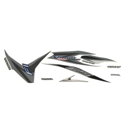 [871X0KZRB10ZCR] Sticker Body Set Kanan Putih Silver Honda Vario Techno 125 FI CBS ISS