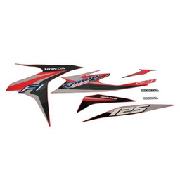 [871X0KZRB30ZBR] Sticker Body Set Kanan Merah Honda Vario Techno 125 FI CBS ISS