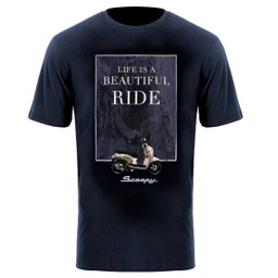 [AHTS0007016] Scoopy LBR T-Shirt Navy