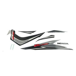 [871X0K07900ZAR] Sticker Body Set Kanan Hitam Silver Honda Blade 110 K07