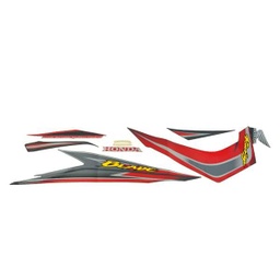 [871X0K07900ZBL] Sticker Body Set Kiri Hitam Merah Honda Blade 110 K07