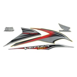 [871X0K18900ZDR] Sticker Body Set Kanan Grey Honda Verza 150