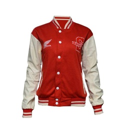 [AHJK0002006] Scoopy V-Jacket Red S