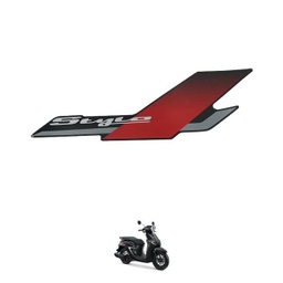 [86830K3VN00ZD] Sticker Body Depan Kiri Type 1 Honda Stylo 160