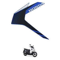 [86643K1AC30ZA] Sticker Body Depan Bawah Kanan Type 4 Honda BeAT K1AL