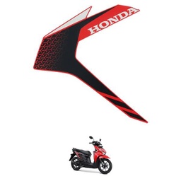 [86643K1AC30ZB] Sticker Body Depan Bawah Kanan Type 3 Honda BeAT K1AL