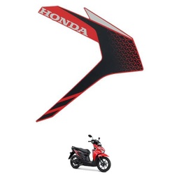 [86644K1AC30ZB] Sticker Body Depan Bawah Kiri Type 3 Honda BeAT K1AL