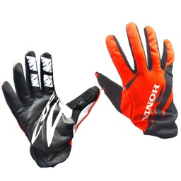 [AHGL0101010] Honda CRF Print Glove Hitam Orange