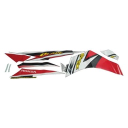 [871X0K07A00ZAL] Stiker Body Set Kiri Hitam Merah Honda Blade 110 K07