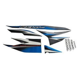 [871X0K03N00ZCR] Stiker Body Kanan Hitam Biru Honda Revo 110