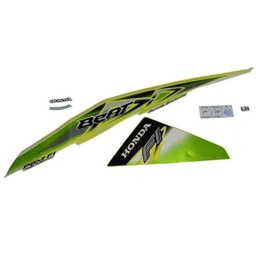 [871X0K25900ZEL] Sticker Body Kiri Hijau (Stripe Green White Left) – BeAT FI (K25)