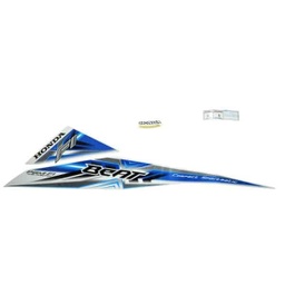 [871X0K25630ZCL] Sticker Kiri (Stripe Set Left White Blue) – BeAT Sporty eSP (K25)