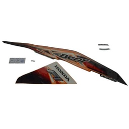 [871X0K25900ZFR] Sticker Body Kanan (Stripe Orange Blue R) – BeAT FI (K25)