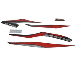 [871X0K60B70ZDR] Sticker Body Kanan (Stripe Set R) Black – New Vario 125 eSP (K60R)