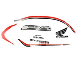 [871X0K18960ZAL] Sticker Body Kiri (Stripe Set Cw L Silver) – Honda CB150 Verza
