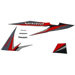 [871X0K46N60ZAL] Sticker Body Set Kiri Black Honda Vario 110 eSP