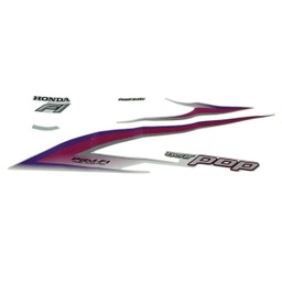 [871X0K61900ZCL] Sticker Body Set Kiri Putih Honda BeAT POP eSP K61