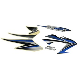 [871X0K15900ZDR] Sticker Body Kanan Putih Biru Honda CB150R StreetFire K15