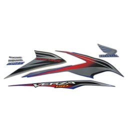 [871X0K18900ZCR] Sticker Body Set Kanan Biru Honda Verza 150