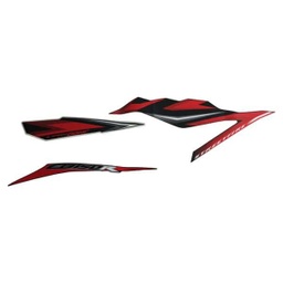 [871X0K15670ZAL] Stiker Body Set Kiri Hitam Honda CB150R StreetFire K15G