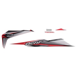 [871X0K81D10ZBR] Stiker Body Set Kanan Merah Honda BeAT Sporty eSP K81 ISS