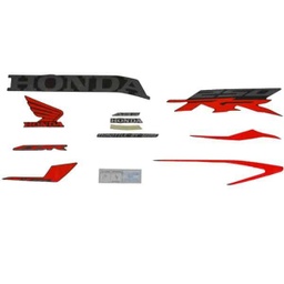 [871X0K64620ZAR] Sticker Body (Stripe Set) R Mat Black – CBR 250RR