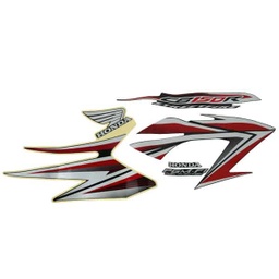 [871X0K15900ZAR] Sticker Body Kanan Hitam Honda CB150R StreetFire K15
