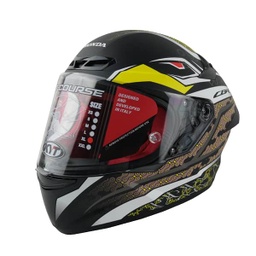 [87100FFCBRSEXL] Helm Honda CBR Black SE20 XL