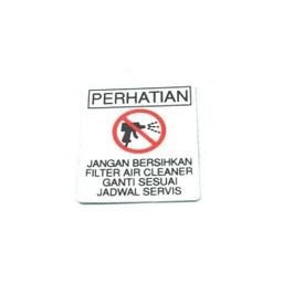 [87509KWWA40] Label A/C Element Notice