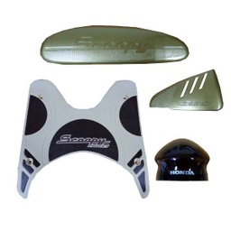 [08000K16GLD] Paket Aksesoris Resmi Honda Scoopy FI – Gold