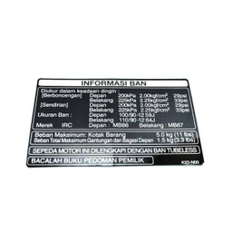[87505K93N00] Label Tire – Scoopy eSP (K93 New)