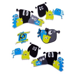 [871X0K61PIXBA] Sticker BeAT POP Pixel – Black