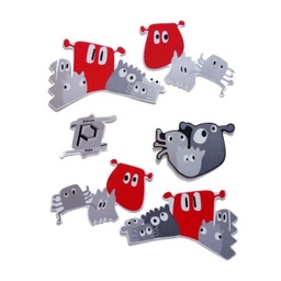 [871X0K61PIXRE] Sticker BeAT POP Pixel – Red