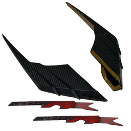[64391K64A00BLA] Aero Fin Black New Honda CBR 250RR