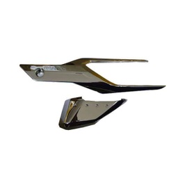 [08F88K59CRO] Garnish Cover Knalpot Chrome Honda Vario 125 eSP &amp; 150 eSP